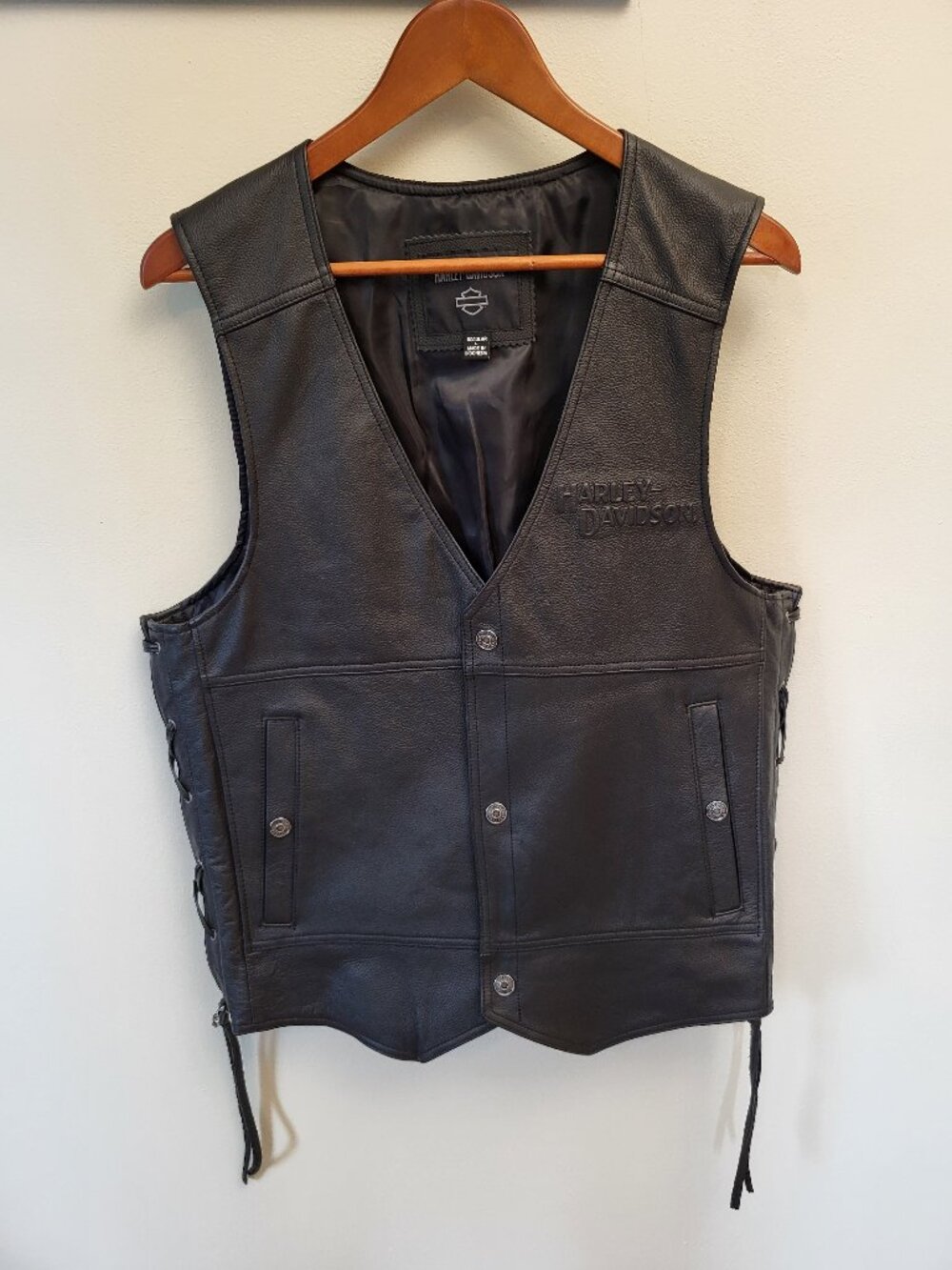 Harley-Davidson tradition II leather vest